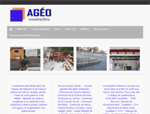 Tablet Screenshot of ageo-construction.com